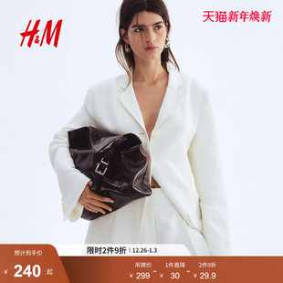 女装 时尚 托特包1296279 新款 HM托特包2025年冬季