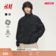 立领微宽松夹克户外防风疏水外套衫 新款 1326422 夹克春季 HM男装