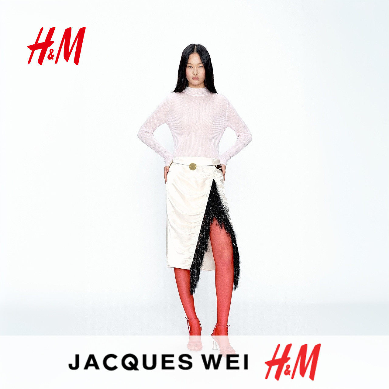 JACQUES WEI H&M女装毛针织衫2026春季新款罗纹针织上衣1320568,女装/女士精品,毛针织衫,淘宝优惠券,粉丝福利购,淘宝优惠卷