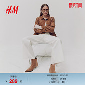 高级气质流行细跟尖头踝靴高跟鞋 新款 1312618 靴子2026春季 HM女鞋