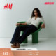 腰部缩褶上衣1329972 女装 HM2026春季 新款