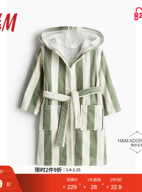 HM童装儿童女童冬季棉质毛圈布睡袍1206169