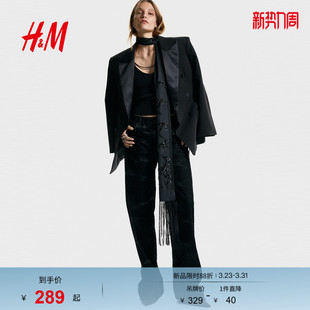 HM春季 链条肩带上衣1316123 女装