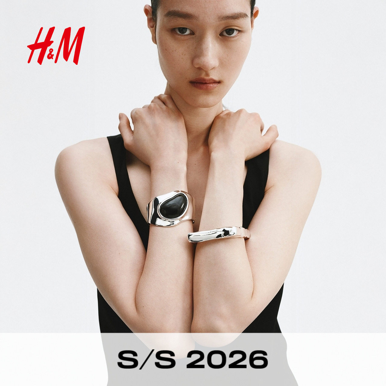 HM2026夏季新款女士2只装铰链手镯1348672