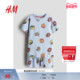 迪士尼系列 新款 HM童装 儿童男童套装 2件装 印花T恤短裤 0619086