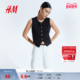 职业通勤商务汗布修身 HM女装 马甲冬季 短马夹1291300