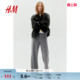 西装 优雅气质西装 裤 中腰阔腿时尚 1230818 春季 HM女装