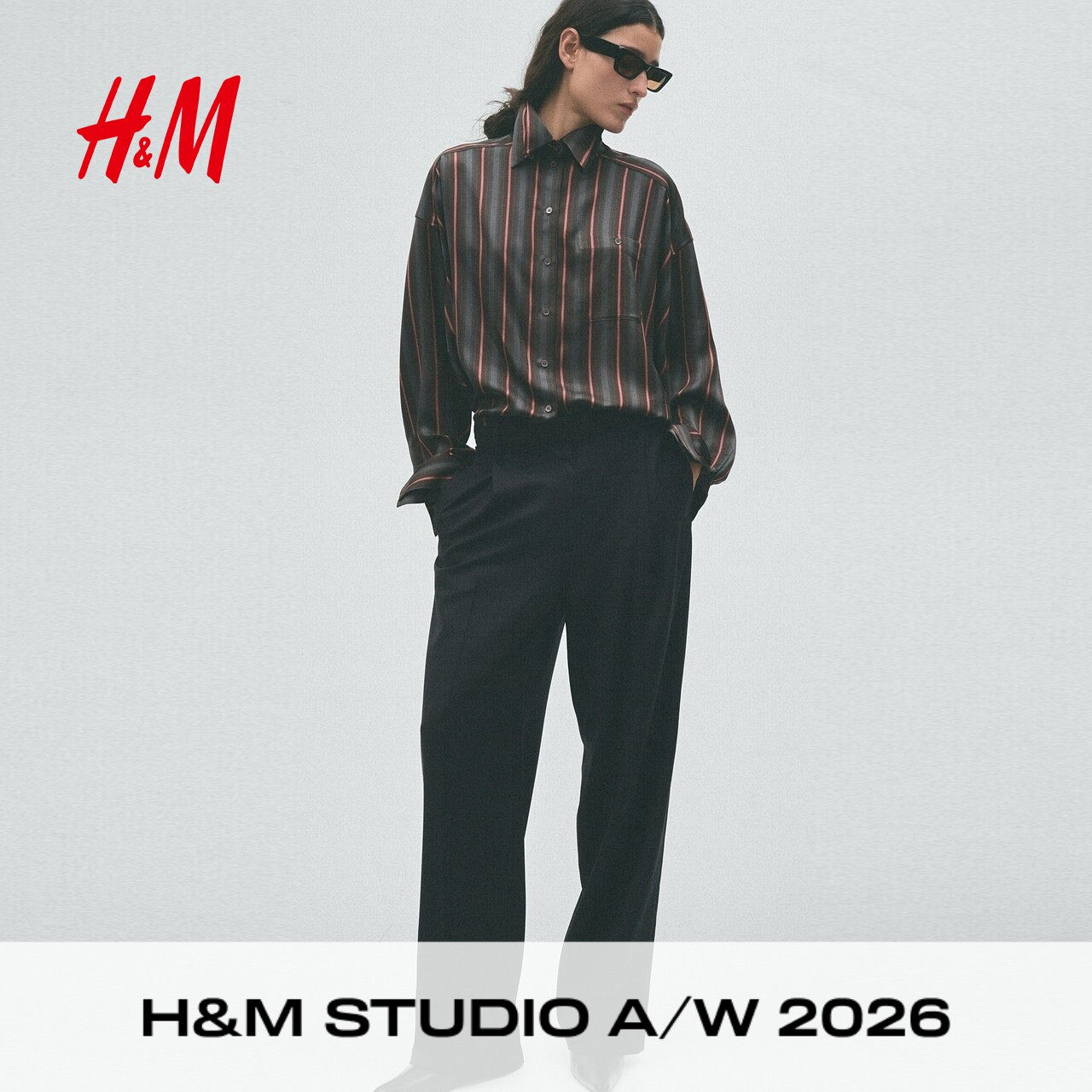 【H&M STUDIO AW】女装裤子2026秋季新款通勤西裤休闲裤1356511