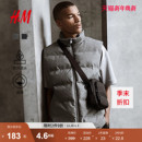 型疏水棉外搭背心1227439 标准版 HM男装 马甲冬季