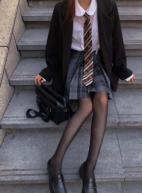 肉色黑色jk可撕小tips见男友珠油光丝袜连裤打底裤袜美腿塑形春秋