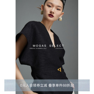 酷颯氣質(zhì)收腰顯瘦一?？鄄粚ΨQ西裝 Mogas 無袖 現(xiàn)貨 馬甲背心女