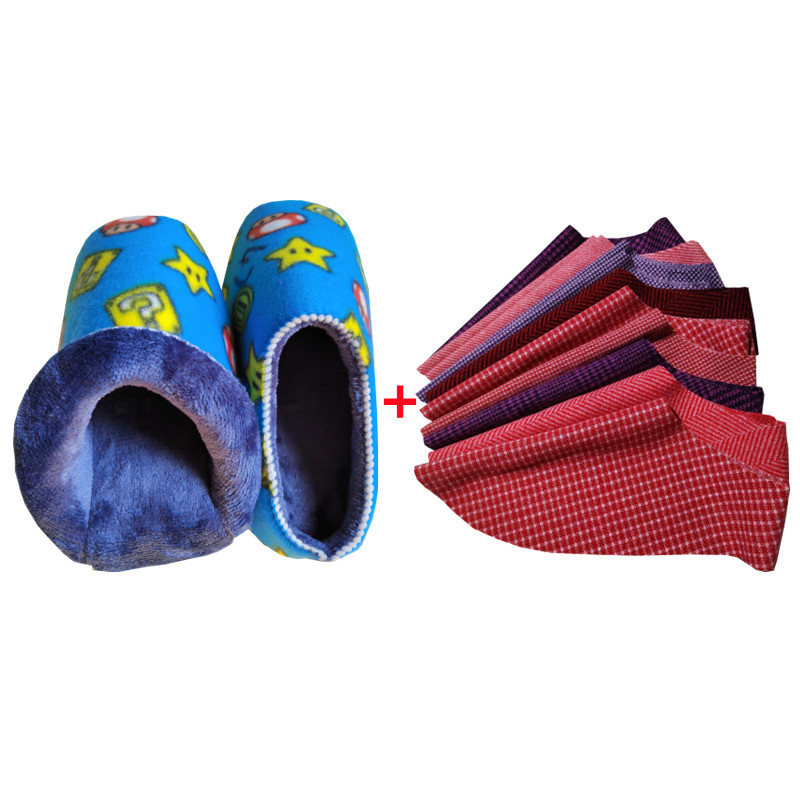 手工棉鞋拖鞋半成品材料包飞机帮拖鞋帮海棉帮鞋面子冬季居家拖鞋
