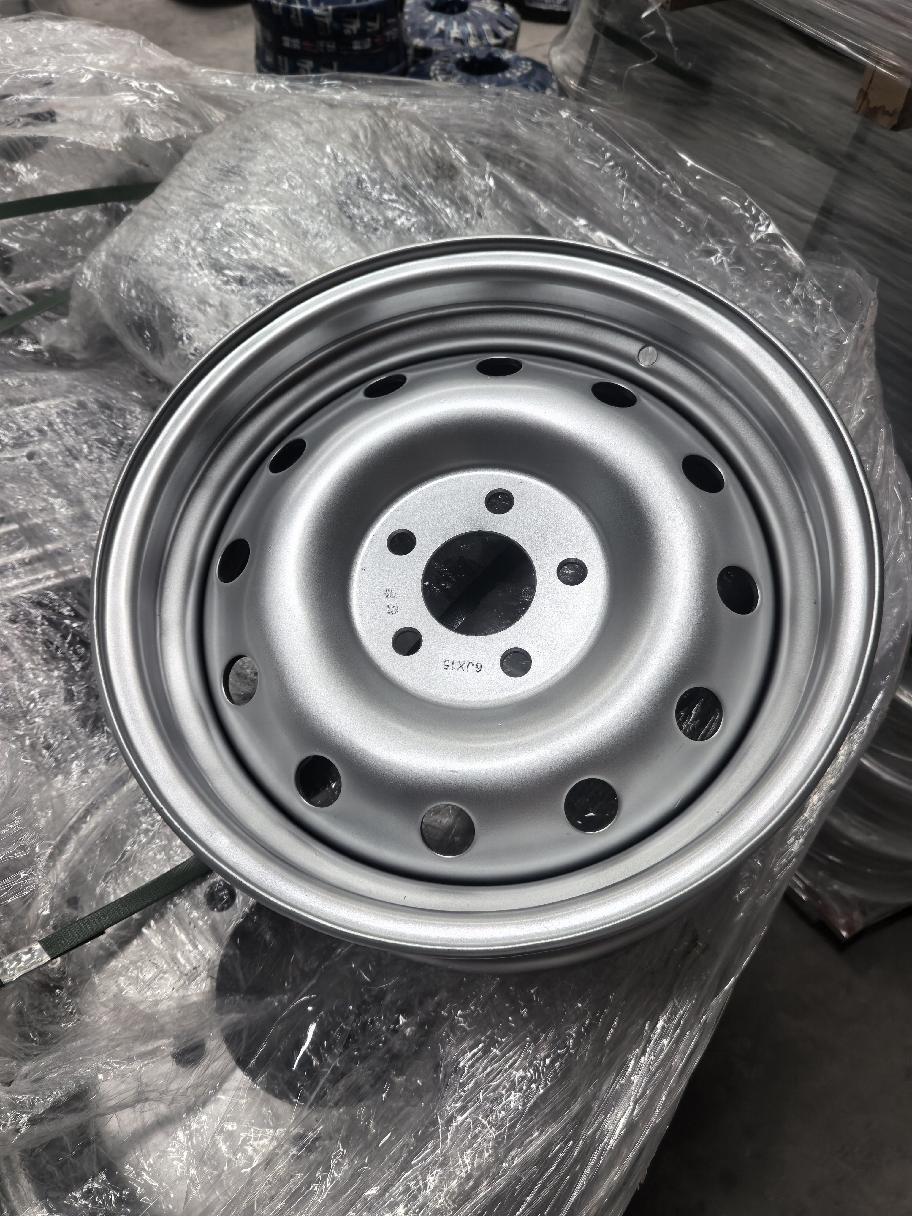 开瑞K50 K50s K60【加厚满焊载重】福田智蓝精灵E5E7轮毂钢圈15寸