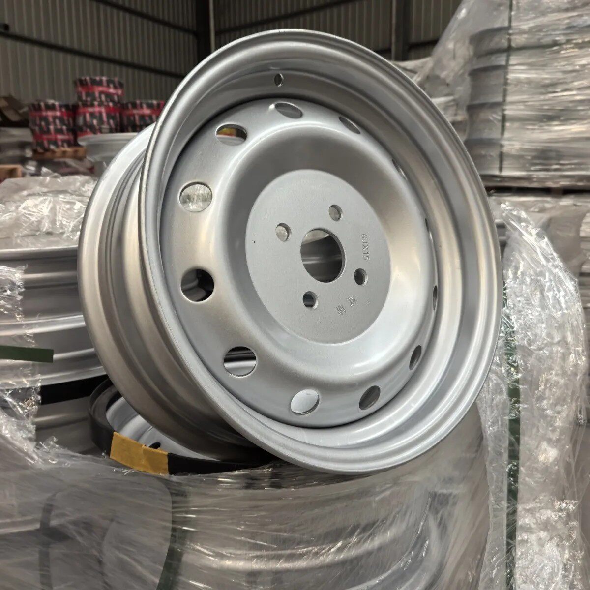 鑫源金杯新海狮S【加厚载重钢圈】4孔15寸轮毂钢圈铁圈