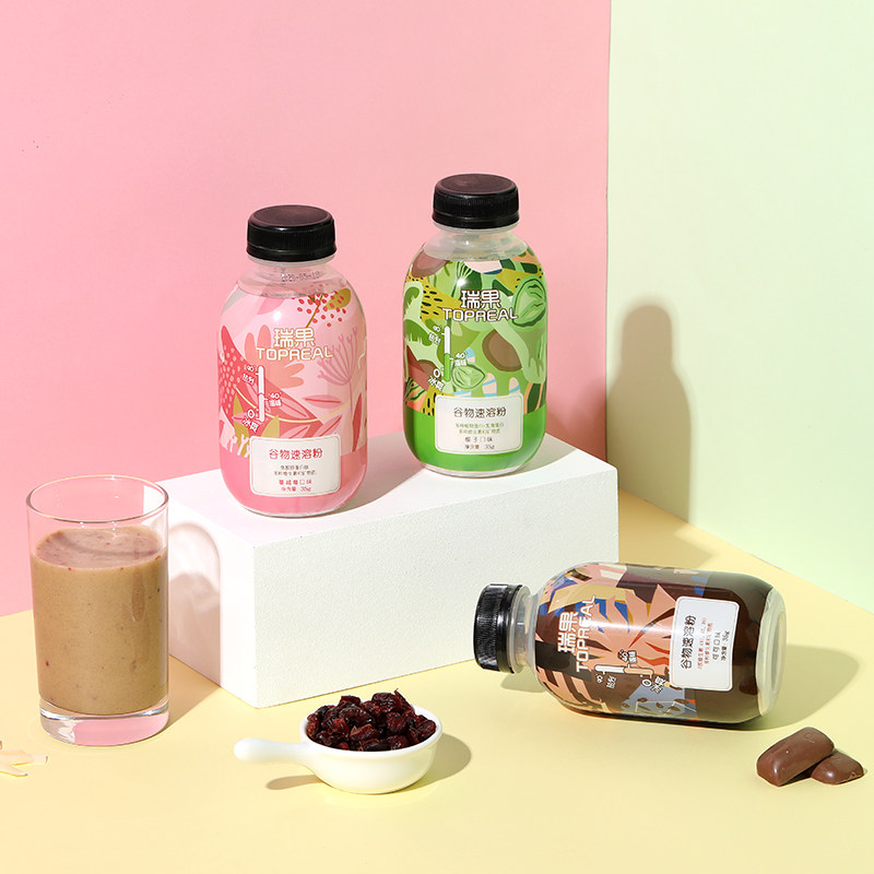 topreal瑞果摇摇瓶谷物速溶粉高纤维高蛋白饱腹营养代餐奶昔3瓶装|msdalam kategori kopi/oatmeal/Dibancuh ke dalam teh, makanan Fenfen semula jadi - dari Buy2taobao.com untuk memberikan perkhidmatan ejen Taobao profesional membeli