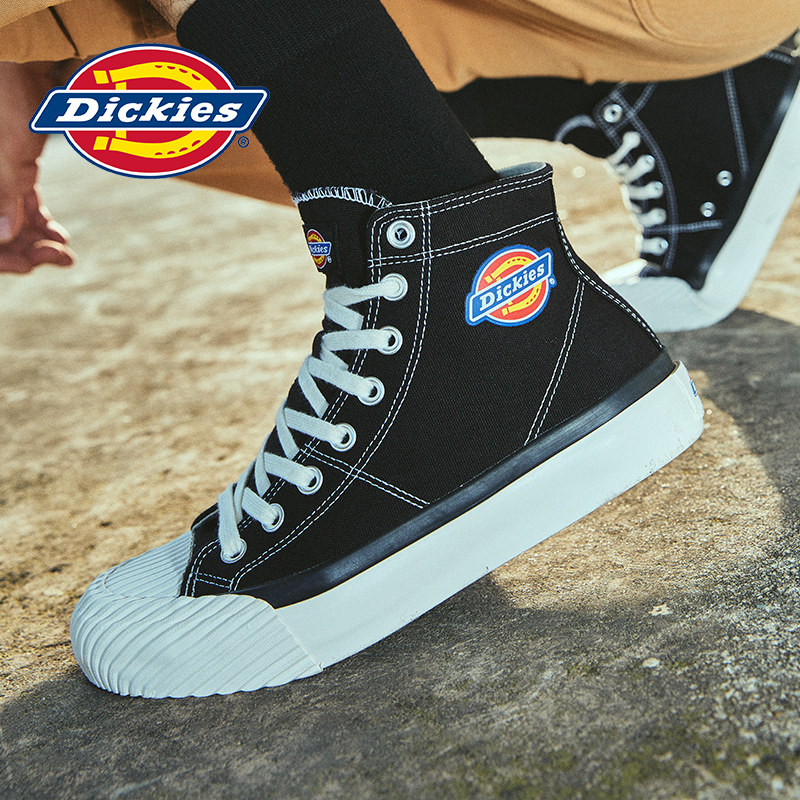 dickies高帮帆布鞋男女鞋情侣鞋潮流百搭运动休闲板鞋正品