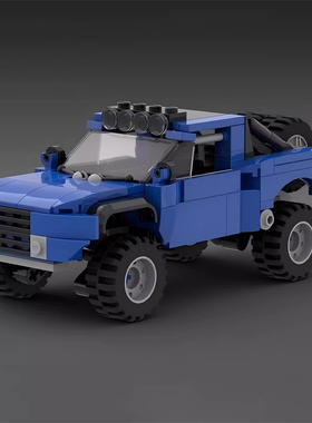 适用乐高MOC52061巴哈奖杯卡车益智创意拼搭国产积木汽车模型摆件