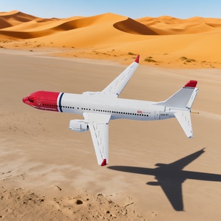 国产MOC-65055波音737-800载客飞机模型益智拼装积木玩具摆件礼物