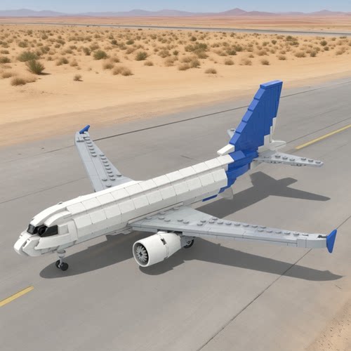 空中客车A318-100飞机积木