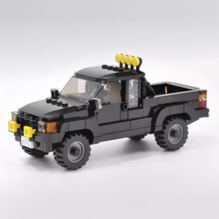 适用乐高MOC 积木汽车模型玩具礼物男 116403丰田皮卡4x4益智拼装