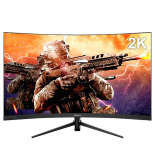 飞利浦325M8C 32英寸2K曲面144Hz电脑显示器1500R曲率1ms电竞游戏