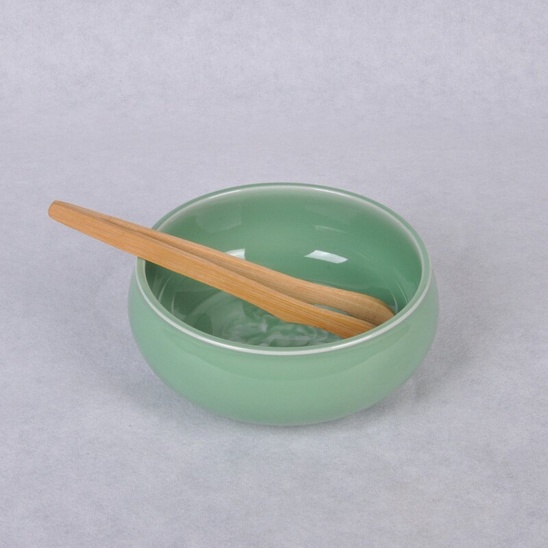 青瓷茶洗笔洗花盆水盂仿古哥窑梅子青烟灰缸办公家用足浴店