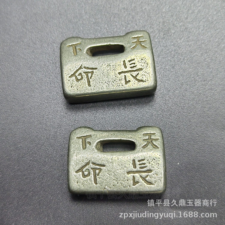 银色实心铜器锁吊坠批发 白铜锁家居办公铜器小挂件仿古铜器