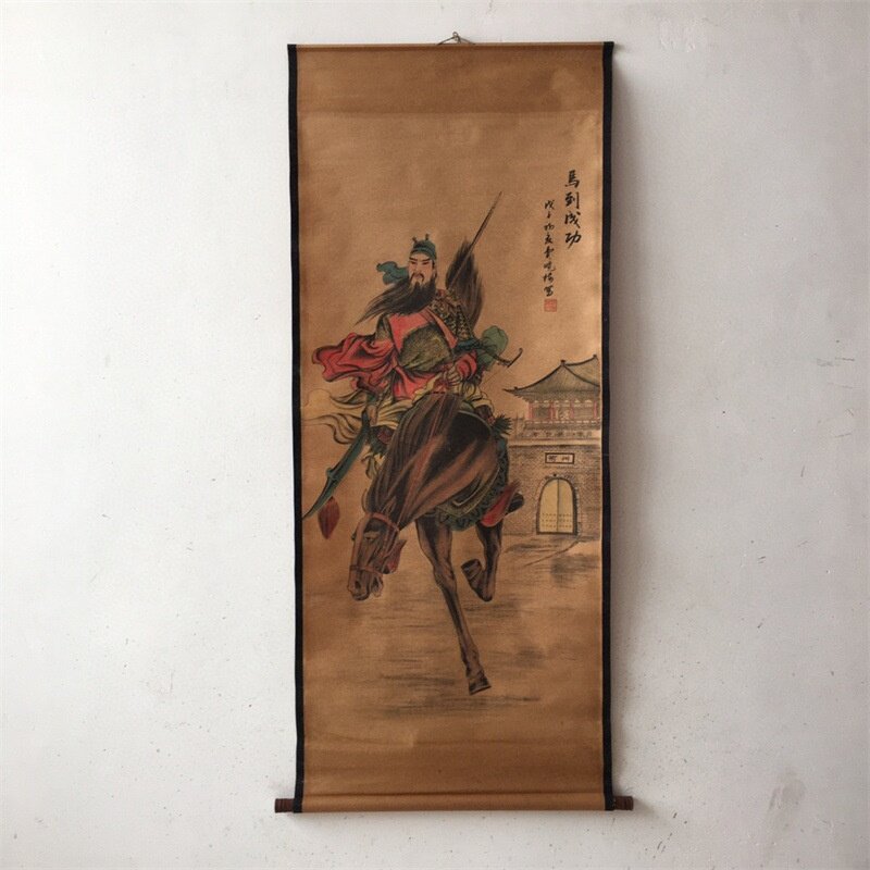字画复古做旧工艺品名人 人物山水字画批发