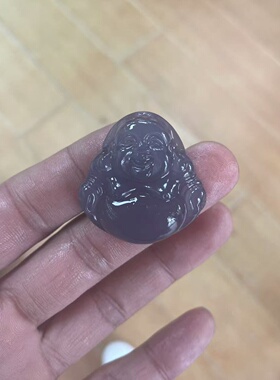 外蒙料仿新疆黄口和田玉佛吊坠女款佛公笑佛挂件直播货源厂家