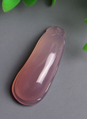 天然玛瑙吊坠手工福瓜呱呱来财冰透白玉髓玉器饰品挂件