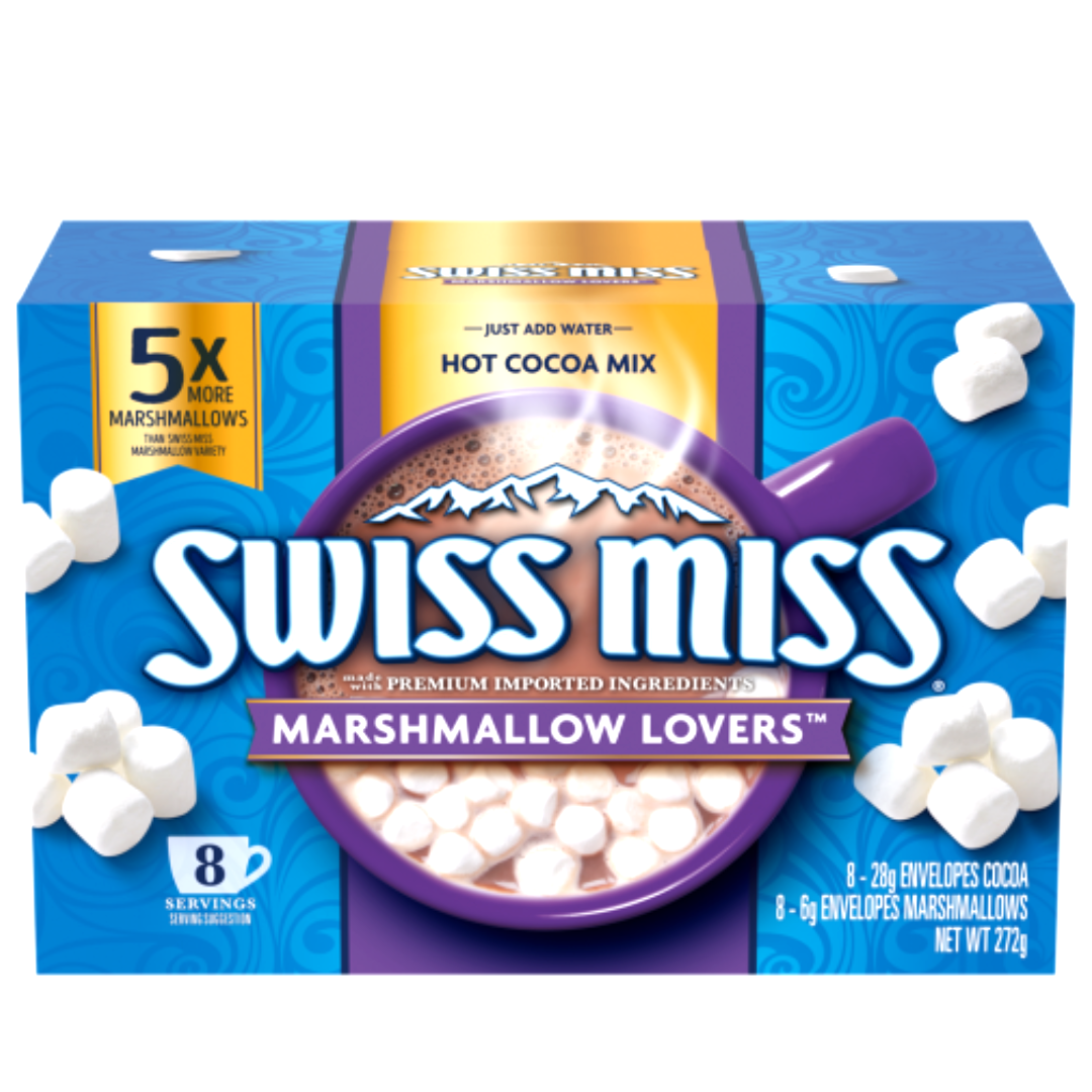 SWISSMISS瑞士小姐 牛奶朱古力可可粉28gx60包口感浓郁冲泡热可可