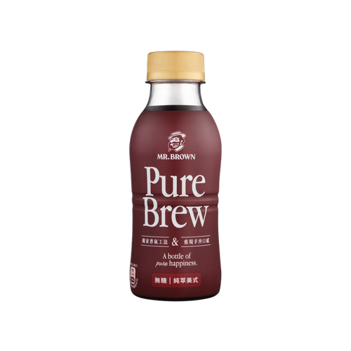 Mr. Brown Coffee 伯朗先生咖啡纯萃美式咖啡无糖350毫升早餐提神