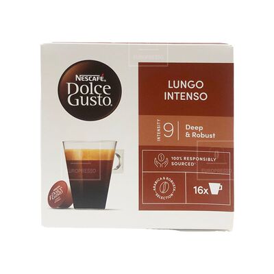 Dolce Gusto 香港进口雀巢咖啡机胶囊特浓黑咖啡办公上班提神16粒
