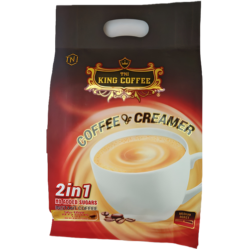 TNI KING COFFEE 二合一咖啡无糖10g*22条+2条中烘健身无负担提神