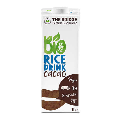 意大利进口The Bridge有机朱古力米奶1000毫升意大利有机原粒米版