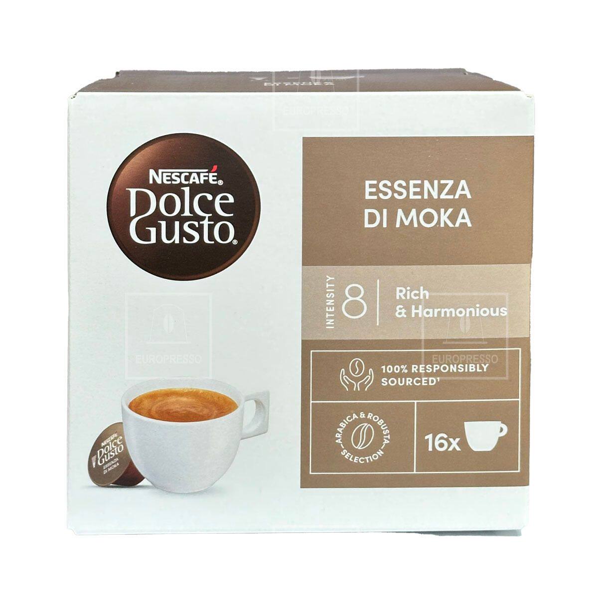 NESCAFE雀巢咖啡Dolce Gusto胶囊意式MOKA风味黑咖啡特浓醇香浓郁