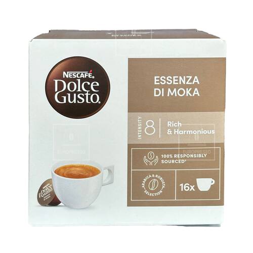 NESCAFE雀巢咖啡Dolce Gusto胶囊意式MOKA风味黑咖啡特浓醇香浓郁