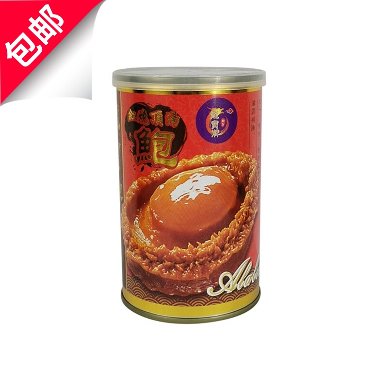 出口装 龙宝牌红烧顶汤鲍1头425G 鲍鱼罐头加热即食 鲍汁捞饭食材