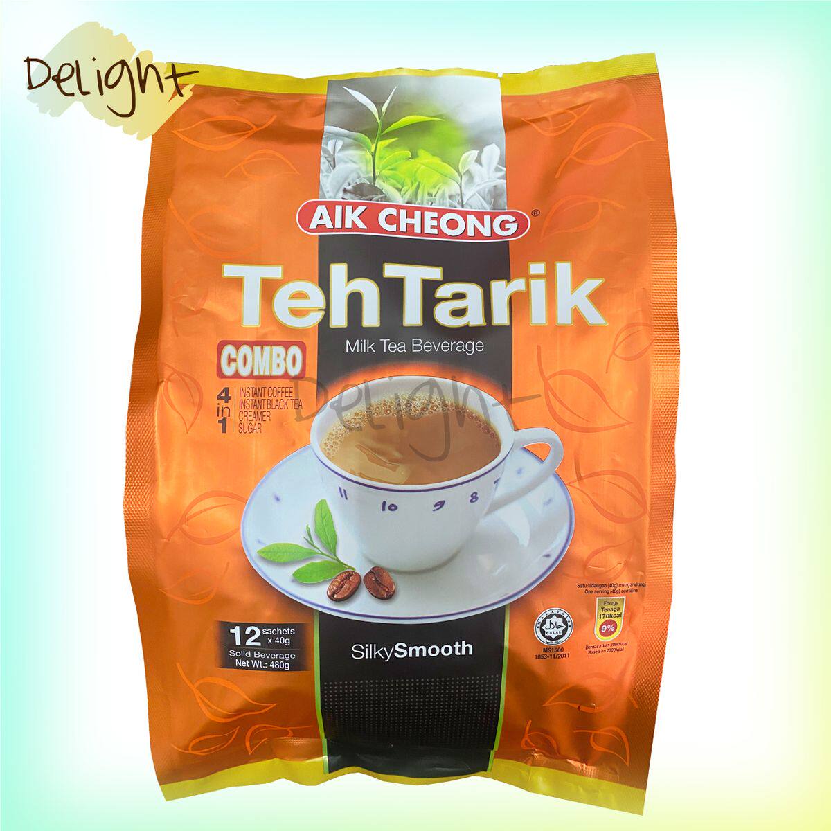 进口益昌 四合一香滑鸳鸯奶茶40gx12包|即冲饮品固体饮料独立包装