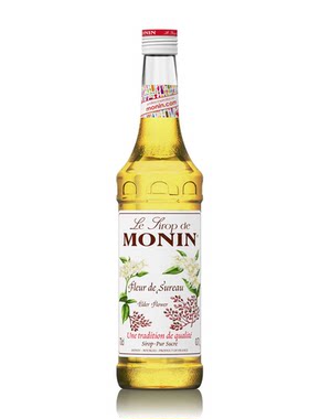 莫林monin elder flower 枫糖700ML进口天然糖浆自然清甜补充能量