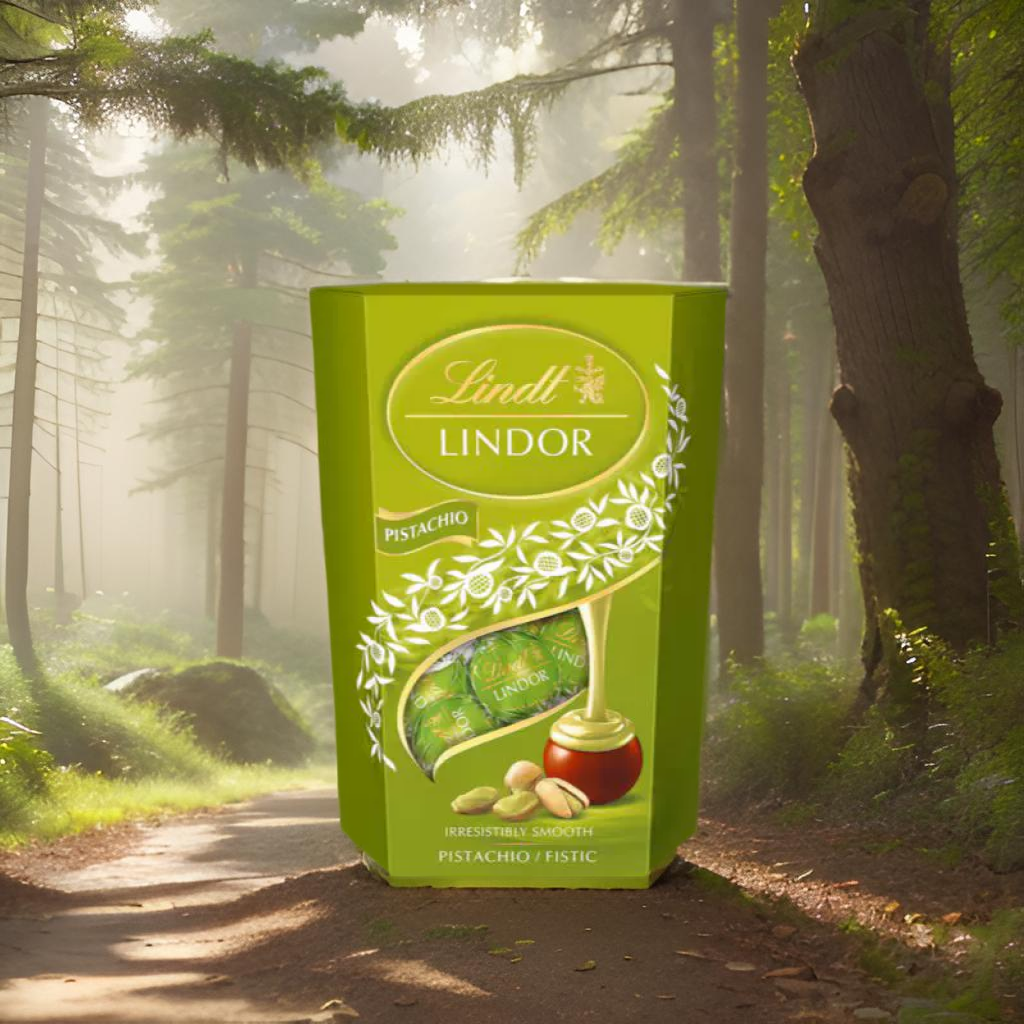 香港进口网红代购新年礼盒节日送礼瑞士莲开心果软心朱古力200克