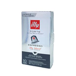 illy Nespresso咖啡机适用咖啡胶囊强烈特浓Espresso办公咖啡57克