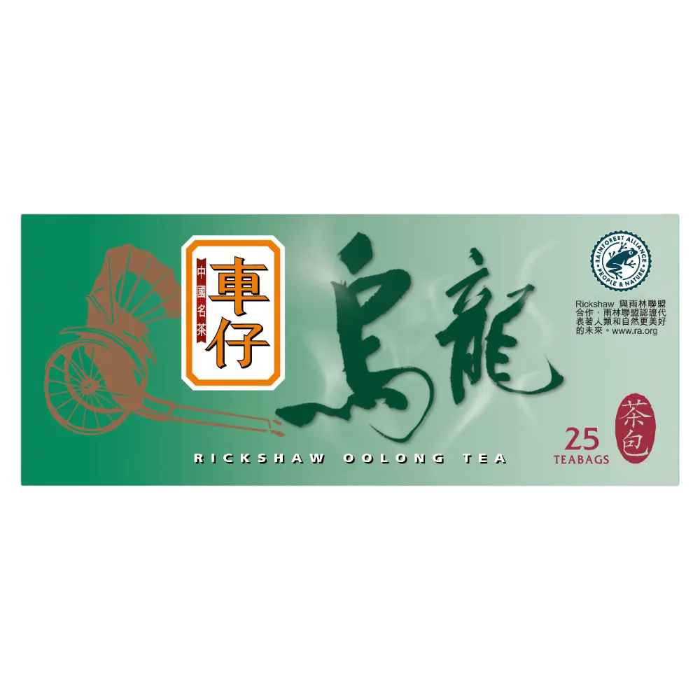 香港代购-车仔中国茶包25片装乌龙茶1件调味茶饮料正品便携袋泡茶