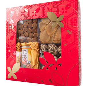 官燕栈 - 鲍罗万有大礼盒鲍鱼+元贝+螺片+花菇新年送礼年货尊贵