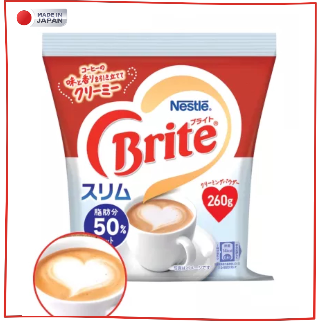 雀巢咖啡香港进口日本BRITE咖啡伴侣下午茶早餐低糖低脂袋装260克图片