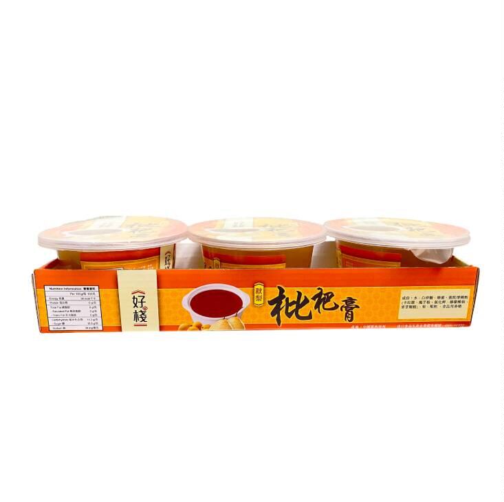 香港 好栈秋梨批杷膏3件装400g休闲下午茶零食甜品果冻布丁休闲版