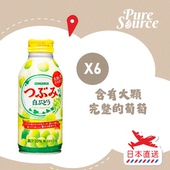 SANGARIA 日本直送三佳利白葡萄粒粒果汁380MLx6果汁饮料碳酸飲料