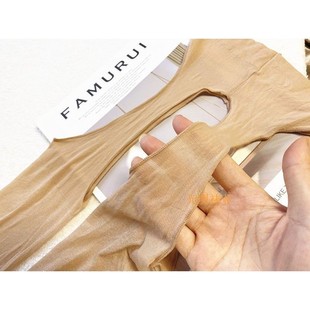 镂空油光高弹加长超薄袜舍宾大码油亮丝袜四面连体感防勾丝吊带