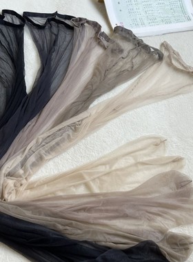 0.1D超薄透明丝滑柔软舒适一线裆通体无痕全透明丝袜带脚型连裤袜