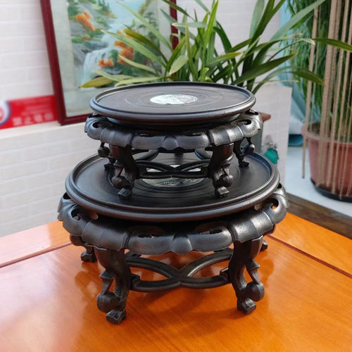 花博士花架仿古盆景花盆底座